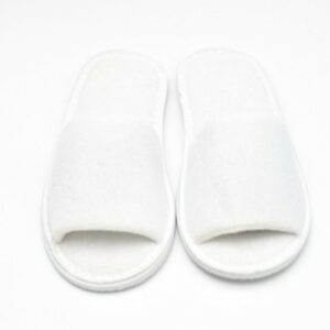 Velvet Slipper Open Toe