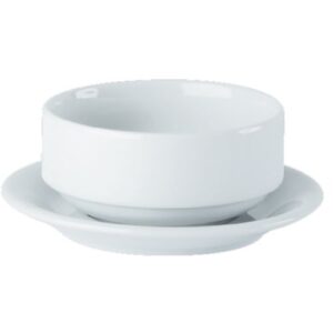 Soup Bowl and Saucer