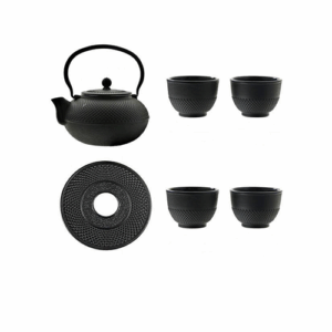 Cast Iron Teapot Set