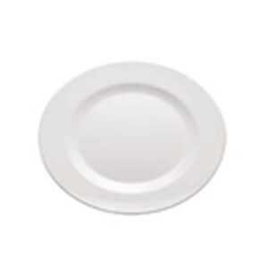Melamine Round Flat Plate White 30cm
