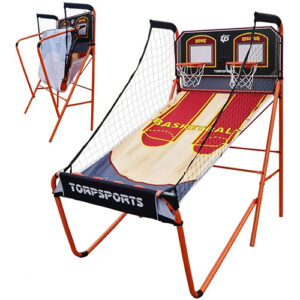 2 Player double-shot basketball game