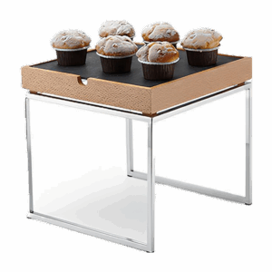 Wooden Display Stand Slate Top H240 mm