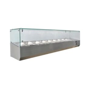 Static Cooling Countertop Display Showcase