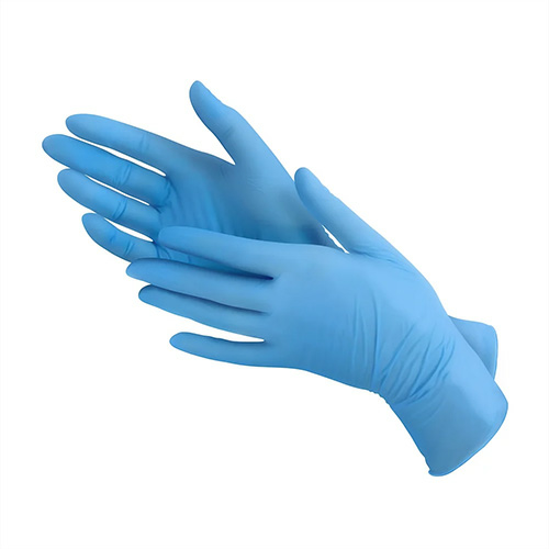 Synthetic Gloves Blue Color