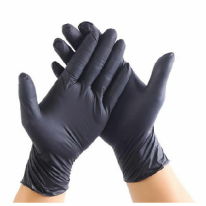 Synthetic Gloves Black Color