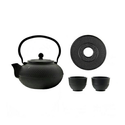 Cast Iron Teapot Set