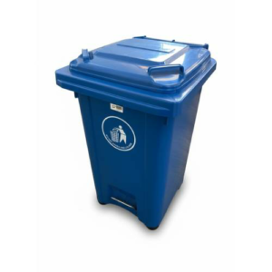 Garbage Bin With Pedal - Blue Color