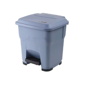 Garbage Bin With Pedal - Gray