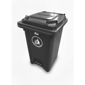Garbage Bin With Pedal - Gray Color