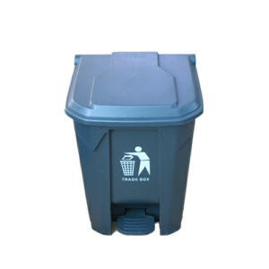 Garbage Bin Gray 80 L