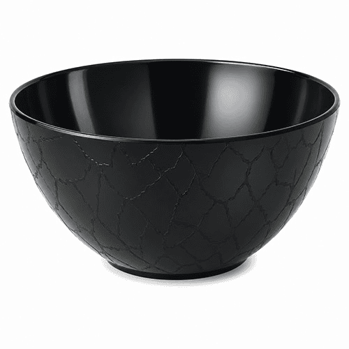M. Salad Bowl L185 mm Irregular Black